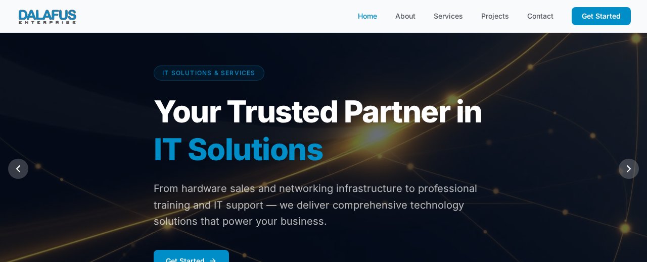 Dalafus website screenshot